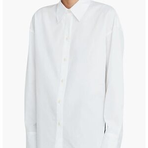 Vince White Button-Up Shirt